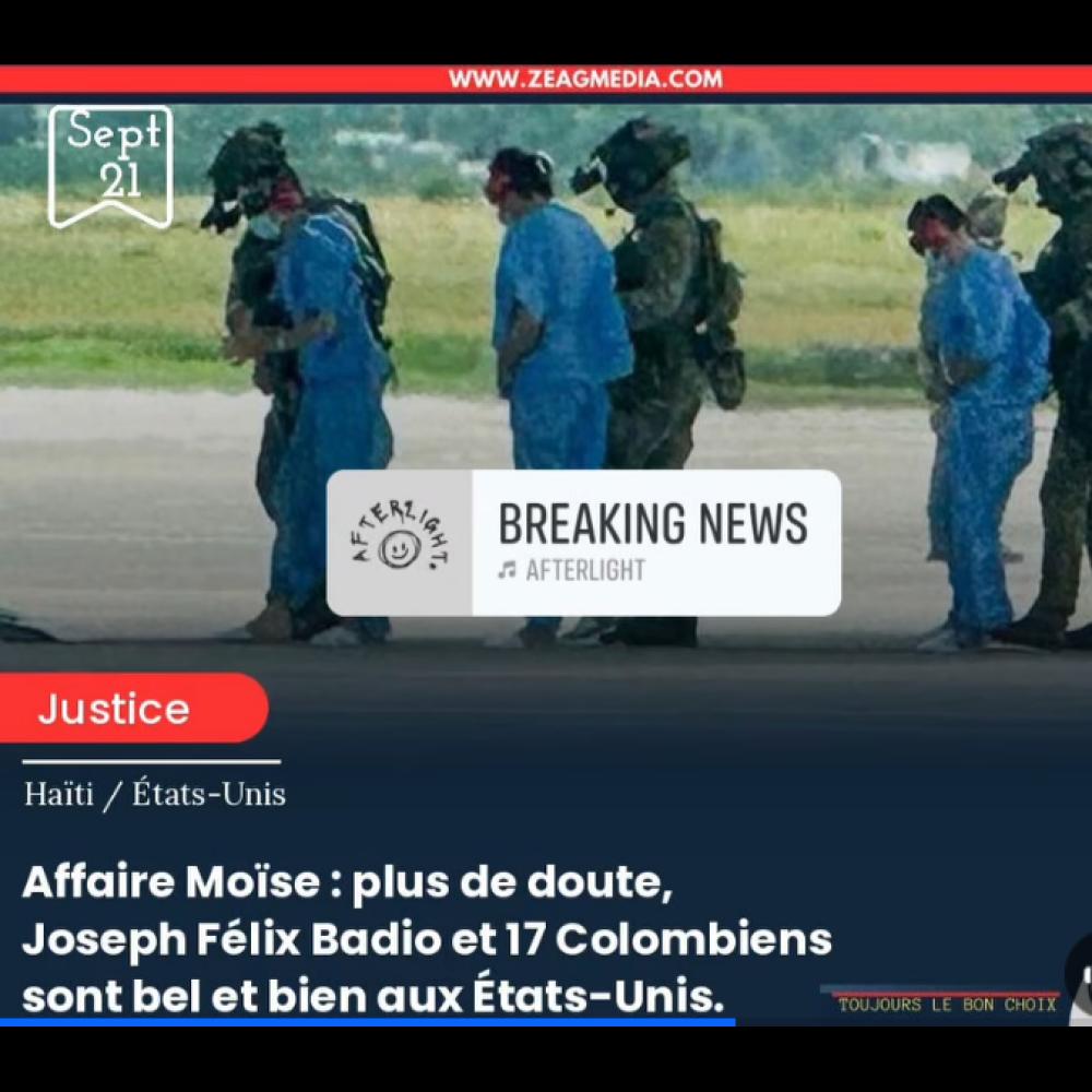 AFFAIRE MOÏSE : ils sont partis pour la Floride