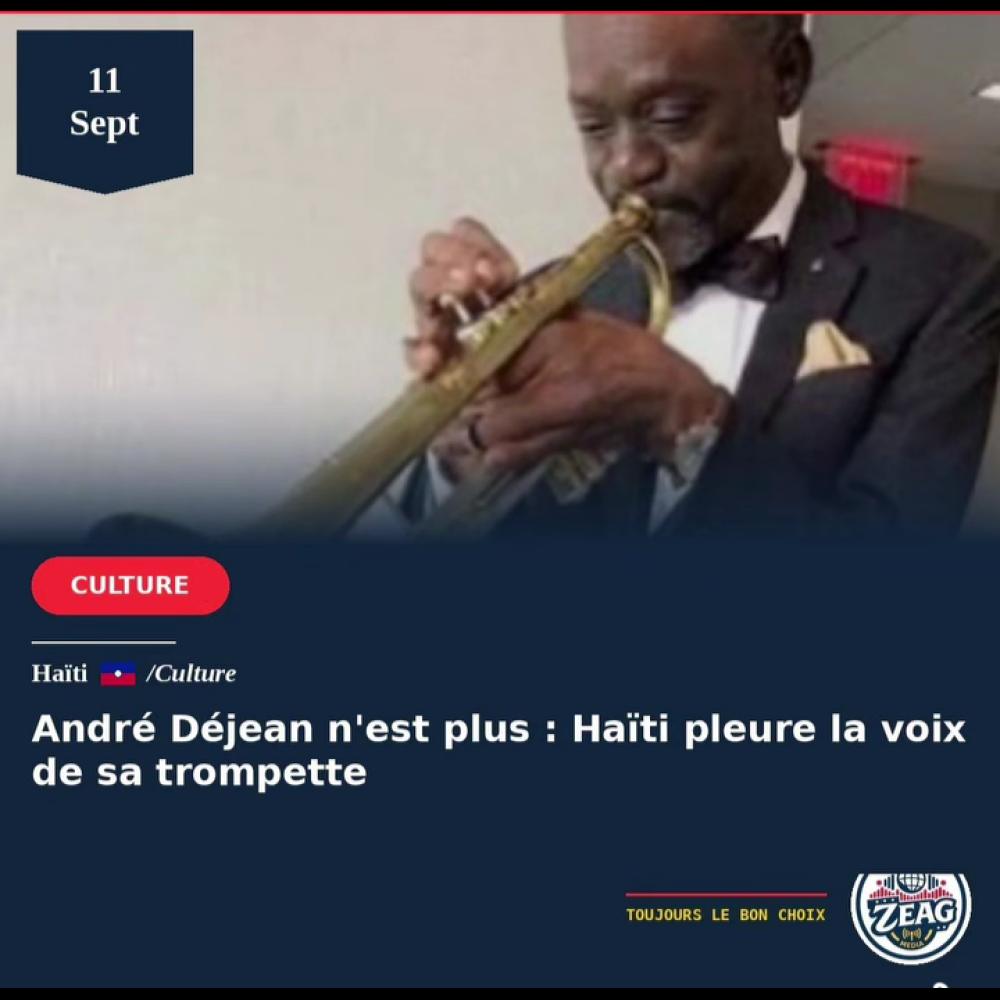 André Déjean s’éteint à 75 ans : le compas haïtien perd l’une de ses grandes légendes