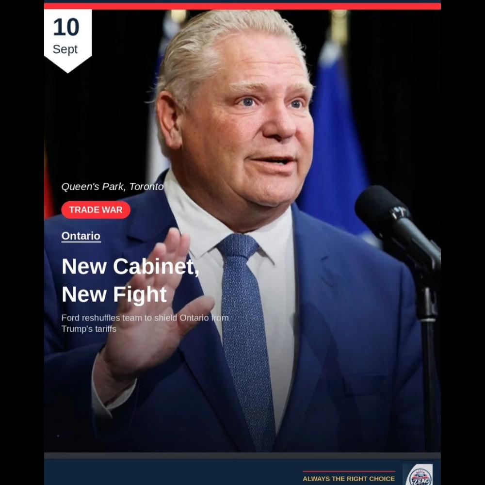 Doug Ford remanie son cabinet : l’Ontario se prépare à affronter la guerre commerciale de Trump