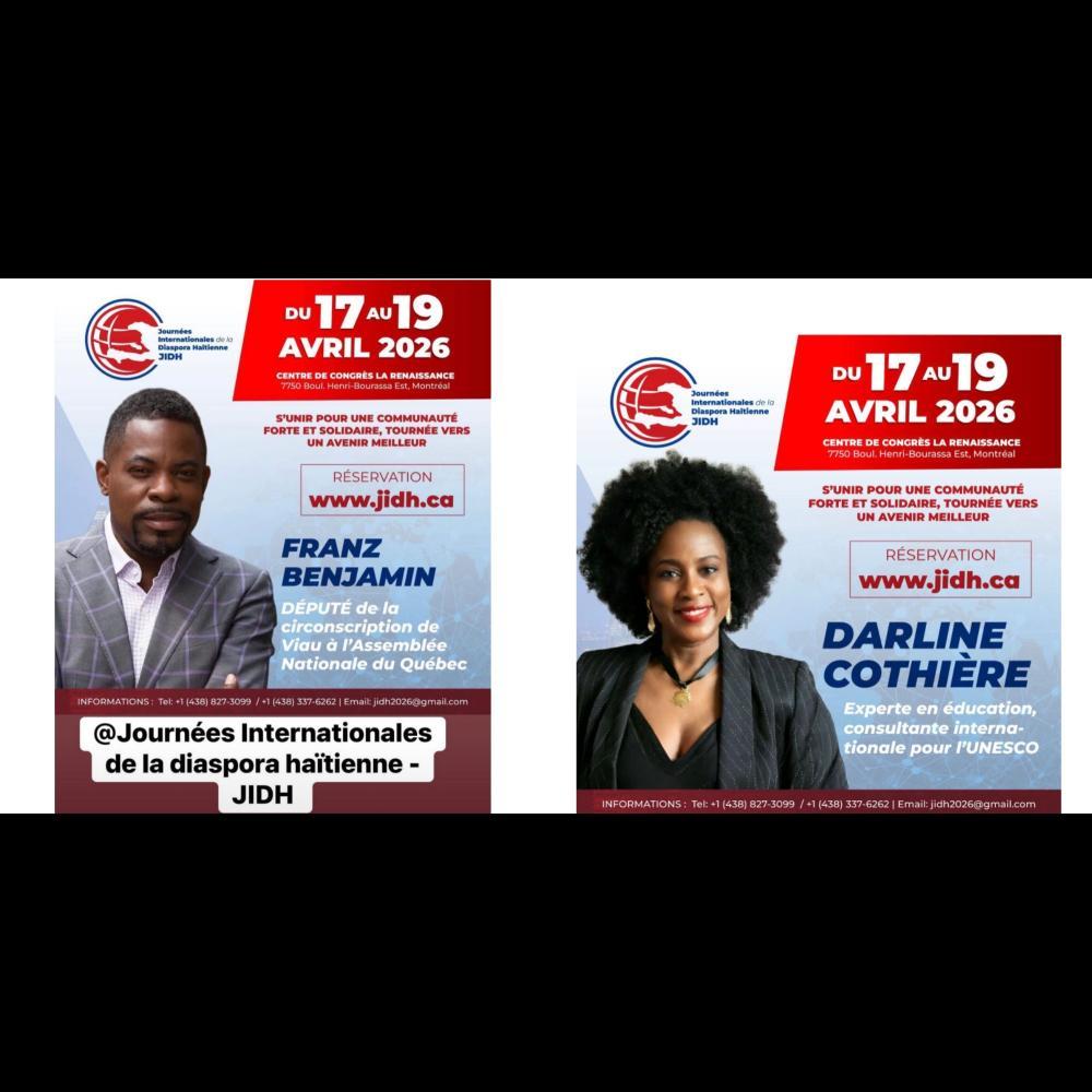 La Diaspora Haïtienne du Canada se mobilise : JIDH 2026, un Rendez-vous Incontournable à Montréal