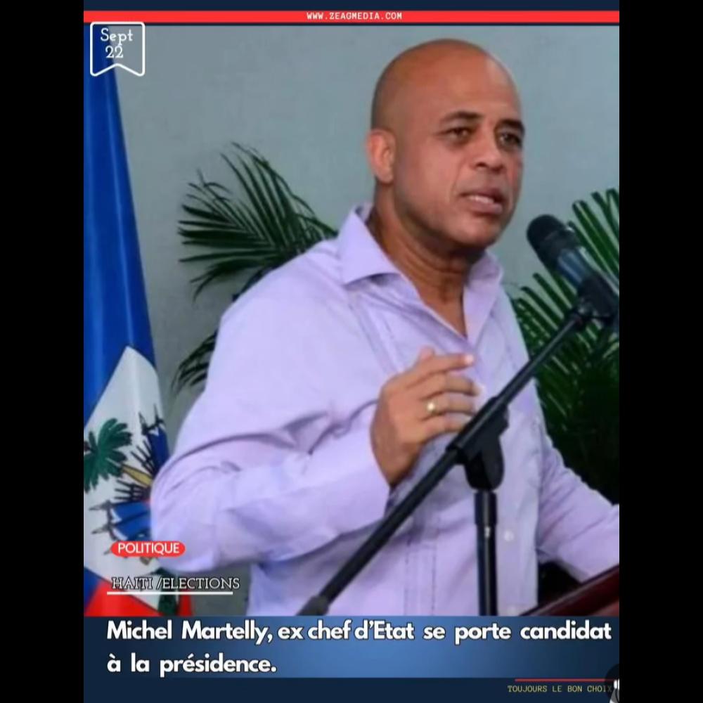 Présidentielle 2026 : Michel Martelly inscrit sa candidature sous la bannière de DEBLOKE